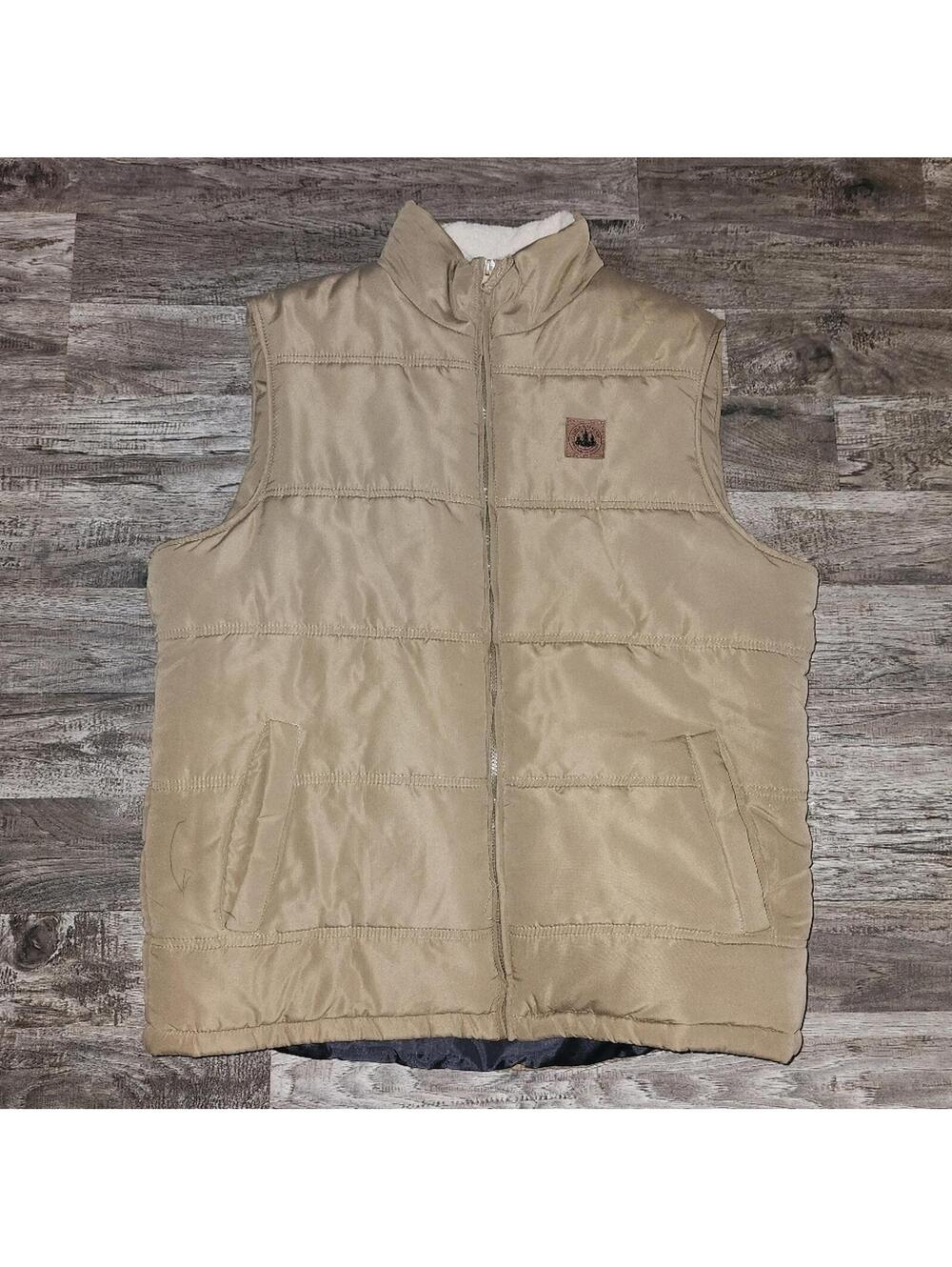 Field & Stream Beige Puffer Vest